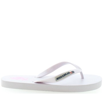 U.S. POLO ASSN. VAIAN FLIP FLOPS 白色女款鞋子