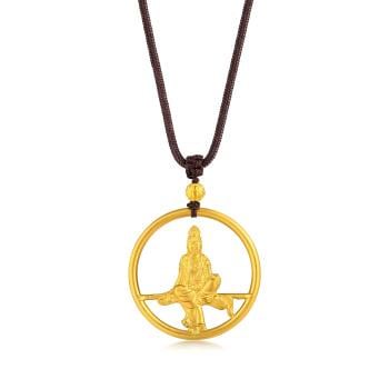 Cultural Blessings 「文化祝福」 東方古祖 水月觀音 黃金項鍊_計價黃金