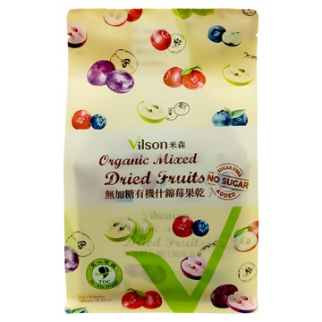 Vilson 米森 無加糖有機什錦莓果乾 5包  150g  1袋