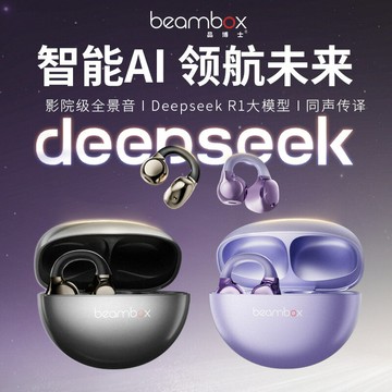 品博士AI豆包Deepseek翻譯降噪夾耳無線Clip OWS耳夾式藍牙耳機【Snowbelle優選】