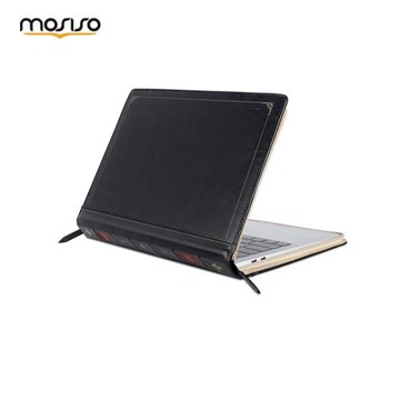 mosiso適用蘋果M1M2M3筆記本皮套macbook內膽包電腦保護套書本式