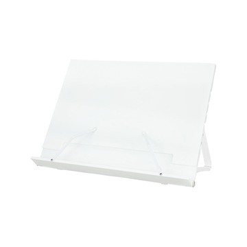 力大牌ABEL看看可調式摺疊閱讀架/02621-WH/白色/22*26.5*1CM