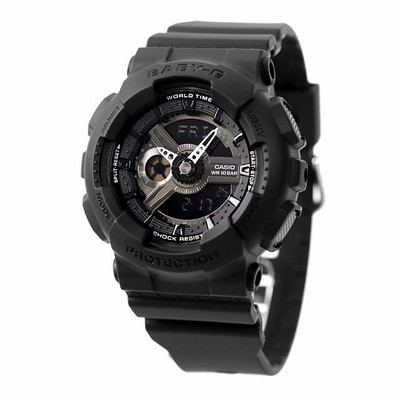 カシオ ベビーG レディース 時計 ブラック アナデジ BA-110GA-1A BABY-G CASIO カシオ Baby-G ベビーG 多機能 アナログ デジタル