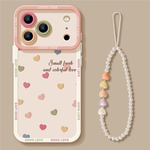 優思頓適用iPhone17手機殼蘋果17promax新款13掛繩16promax高級air新機14愛心16軟16pro女15系列17air套17Pro