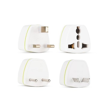 [RONEVER] 旅行萬用轉接頭 DE048-1 白