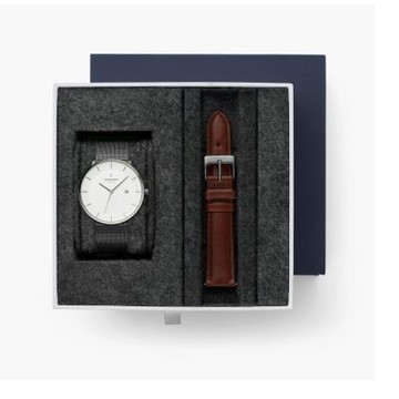 NordgreenPhilosopher哲學家 米蘭帶腕錶40mm套組 PH40GMXXMEGULEBR