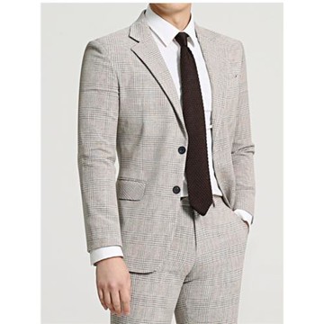 韓國直郵春秋男士J.D.格子修身正裝兩件套裝修身休閑西裝商務西服