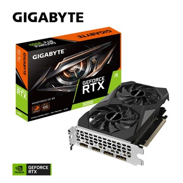 【顯卡+主機板】技嘉 RTX 3050 WINDFORCE OC V2 6G 顯示卡 + 技嘉 B650EM FORCE WF6E 主機板