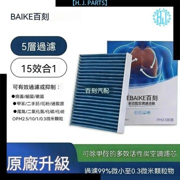 【臺灣出貨】豐田卡羅拉雷凌凱美瑞RAV4皇冠威馳N95高效率PM2.5空調濾芯空調格
