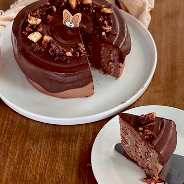 3日內出貨【奶油先生】卷心醇濃巧克力戚風 6吋