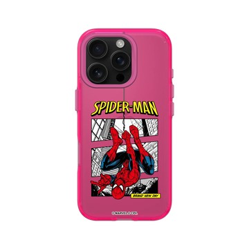 iPhone 16 Pro Clear 粉漾桃 - 蜘蛛人 Spider-man - 蜘蛛人 - 命懸一線