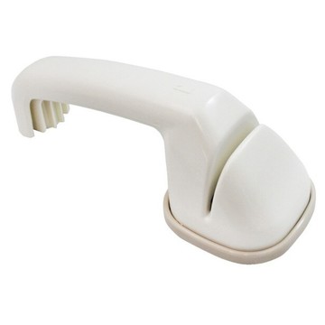 KAI 日本入門手握式手動磨刀器AP-0537(適雙刃;陶瓷石)砥石研磨器磨刀石 適三德刀菜刀不銹鋼刀包丁刨丁庖丁