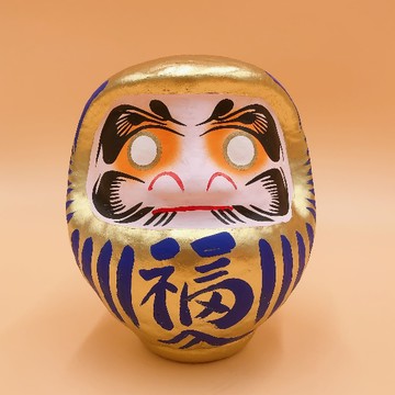 江戶御緣物語  祈願達摩15cm金   富貴平安