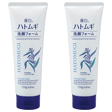 KUMANO 熊野油脂 麗白 薏仁洗面乳 170g 保濕洗顏泡沫  2條