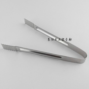 不銹鋼面包夾牛排饅頭食品夾子自助餐夾加厚韓式燒烤食物夾烘培夾1入