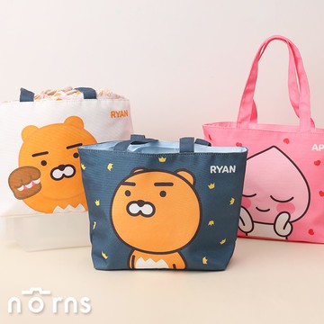 Kakao Friends手提袋- Norns 正版授權 Ryan萊恩 Apeach桃子 便當袋
