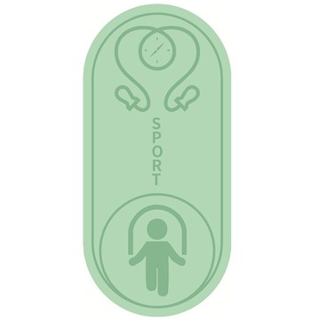 跳繩墊子 跳繩墊子減震隔音家用室內防滑瑜伽墊子地墊家用健身運動靜音專用【MJ14691】