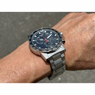 TISSOT ティソ 腕時計 スーパースポーツ クロノクォーツ ブラック文字 