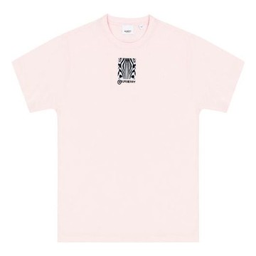 Burberry SS21 Printing Short Sleeve Pink