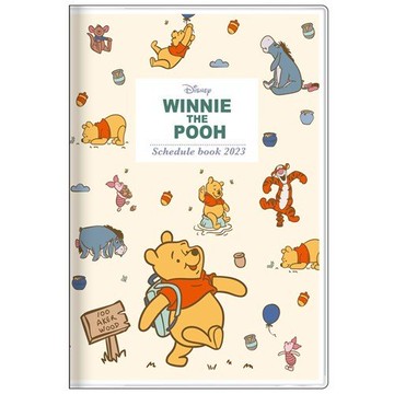 【震撼精品百貨】2023年 掛曆/年曆/手帳~小熊維尼 Winnie the Pooh 2023 B7行事曆手帳本-旅行*68635