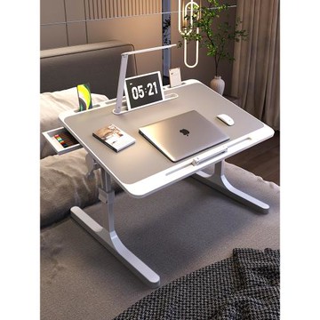 可升降折疊床上小桌子簡約宿舍學生寫字床上書桌學習調節高度支架家用臥室坐地飄窗懶人筆記本電腦辦公小桌板