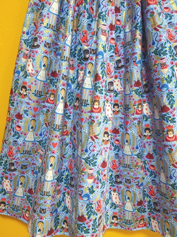 【接單訂製】Alice in Wonderland 純美國棉長裙 Free size日本製