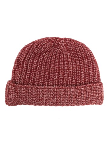 Eleventy - ribbed-knit beanie - men - Alpaca Wool/Cotton - One Size - Red