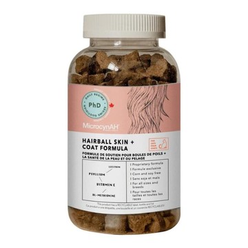 【MicrocynAH 麥高臣】益健毛 皮毛保健 貓咪愛吃的零食 幫助維持毛髮柔軟亮麗 Omega-3 維持健康光澤 皮膚與毛髮健康