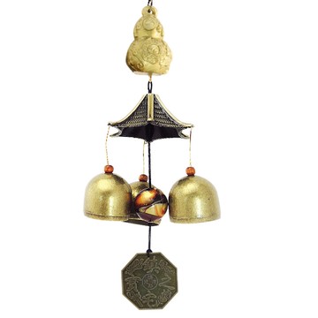 吉祥開運坊 制煞銅風鈴 1串 陽宅制煞 化煞銅風鈴 化五黃煞 三煞  多款可供選擇 開光 擇日