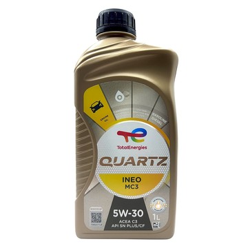 【車百購】 Total 道達爾 QUARTZ INEO MC3 5W-30 全合成機油 汽柴油共用 DPF保護 1L