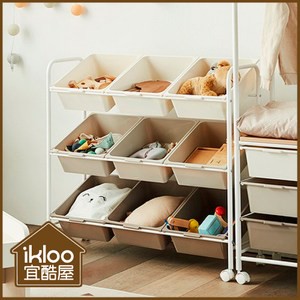 【ikloo】限定伯爵色9格玩具車
