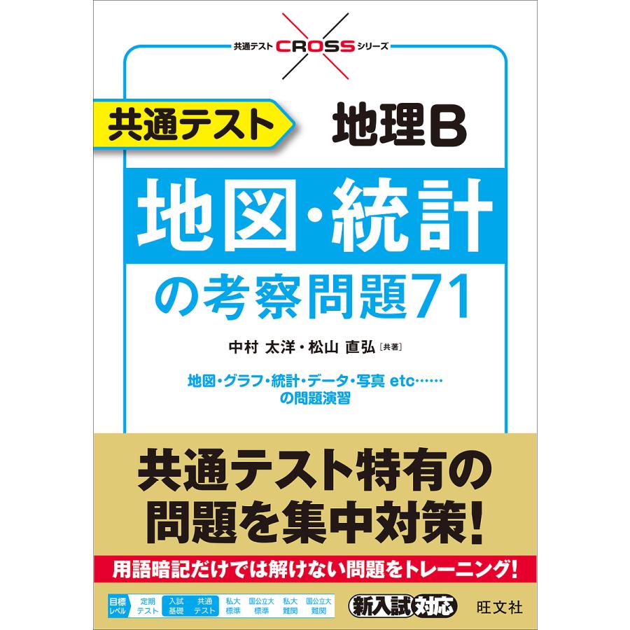 共通テスト地理B地図・統計の考察問題71 中村太洋 松山直弘