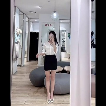 小個子黑色包臀半身裙女春秋高腰彈力短裙御姐輕熟工裝半裙職業風