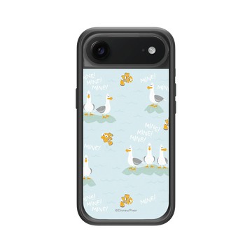 iPhone Air Mod NX -邊框背蓋組合 (相機按鈕) 黑 - 迪士尼-皮克斯 PIXAR - 海底總動員-海平面派對