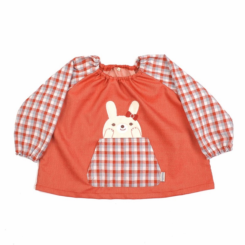 【きれいめファッション51選】上品さと清潔感をキープし スモック 幼稚園 保育園 長袖 女の子 ポケット付 おしゃれ エプロン