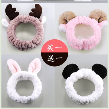 發箍沐浴成人頭發簡約化妝韓式洗頭時尚發帶精致女士裝飾簡單跑步