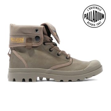 PALLADIUM BAGGY COATED經典反折軍靴/休閒鞋-男鞋/女鞋-軍綠