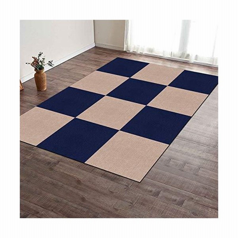 タイルカーペット ジョイントマット タイルマット 45x0 4cm ずれない 生活音 衝撃をカット 吸着マット 犬猫 チェアマット 子供 カーペ 通販 Lineポイント最大get Lineショッピング