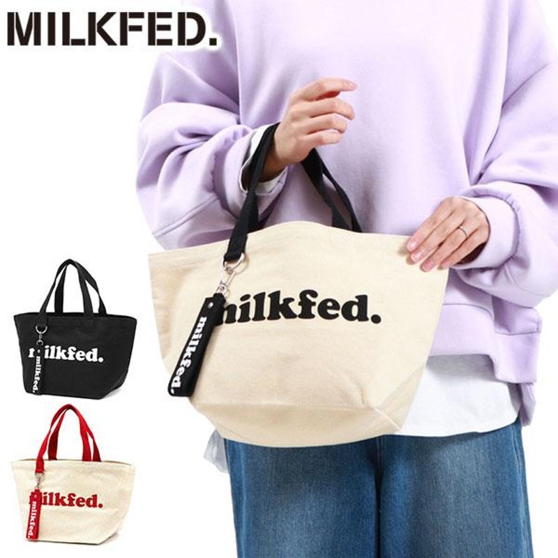 最大35%☆3/17迄 ミルクフェド トート MILKFED. トートバッグ OUI WIDE