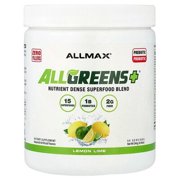 ALLMAX, ALLGREENS+®，檸檬酸橙味，8.68 盎司（246 克）