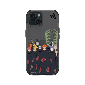 iPhone 15 Clear 酷墨灰 - 火影忍者 Naruto - 曉之戰隊