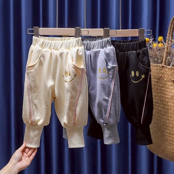 童裝男女童加絨運動褲2020秋冬嬰兒童小童加厚休閑褲寶寶保暖長褲