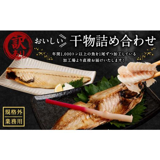 ふるさと納税 茨城県 神栖市 業務用 干物詰め合わせ 1kg 3種 セット さば 鯖 縞ほっけ ほっけ あじ 鯵 魚