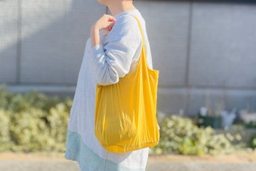 TO&FRO Packable Tote Bag手提袋 - S 芥末黃