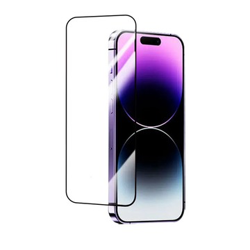 iPhone 15 Pro Max 貼 宇宙殼 iPhone 15 Pro Max 強化10D電鍍黑邊滿版鋼化玻璃保護貼