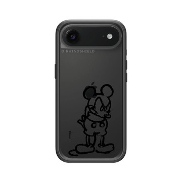 iPhone Air Mod NX -邊框背蓋組合 (相機按鈕) 黑 - 迪士尼-米奇 Mickey - 黑標款-米奇蠟筆風格