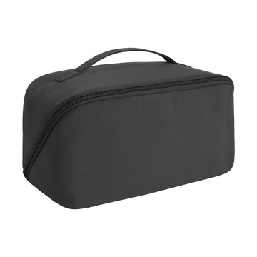 《TRAVELON》180度展開式盥洗化妝包(石墨黑)