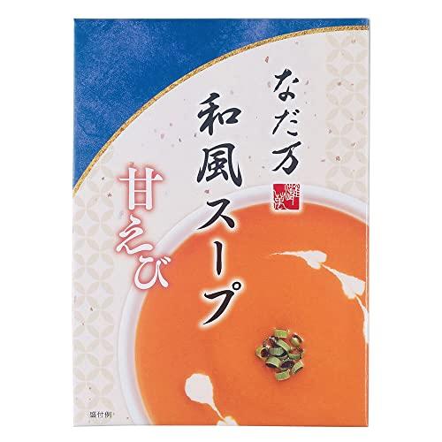 なだ万 和風スープ6種セット(渡り蟹 甘えび 繊維野菜 かぼちゃ 10種の野菜 とうもろこし) 130g×各2箱（計12箱）