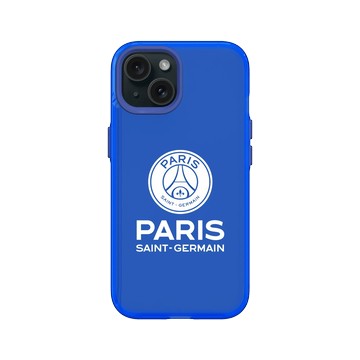 iPhone 15 Clear 激光藍 - PSG - Paris Saint-Germain White 白