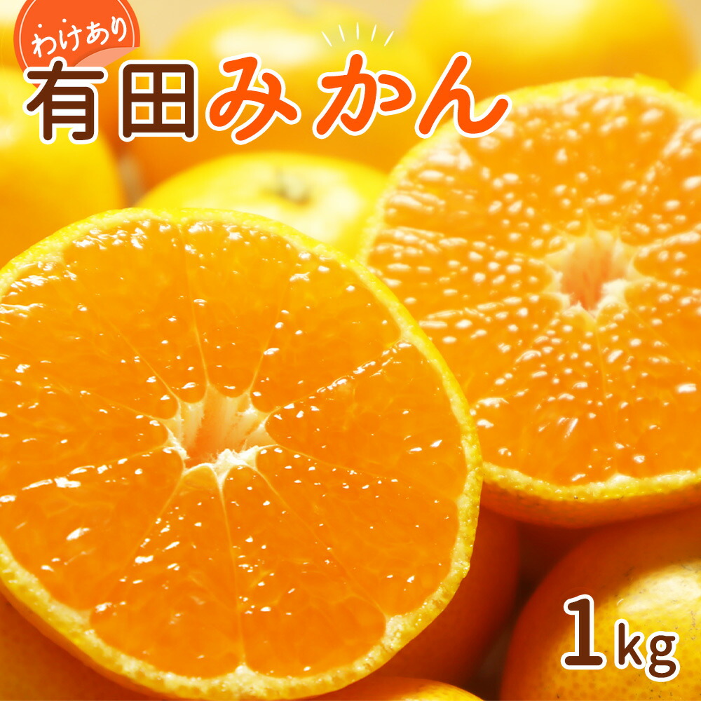 DI6060_和歌山県産 有田みかん 1kg 訳あり